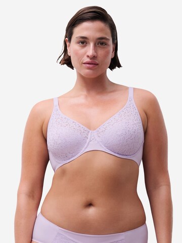 Chantelle Classic Bra 'Easy Feel Norah' in Purple: front