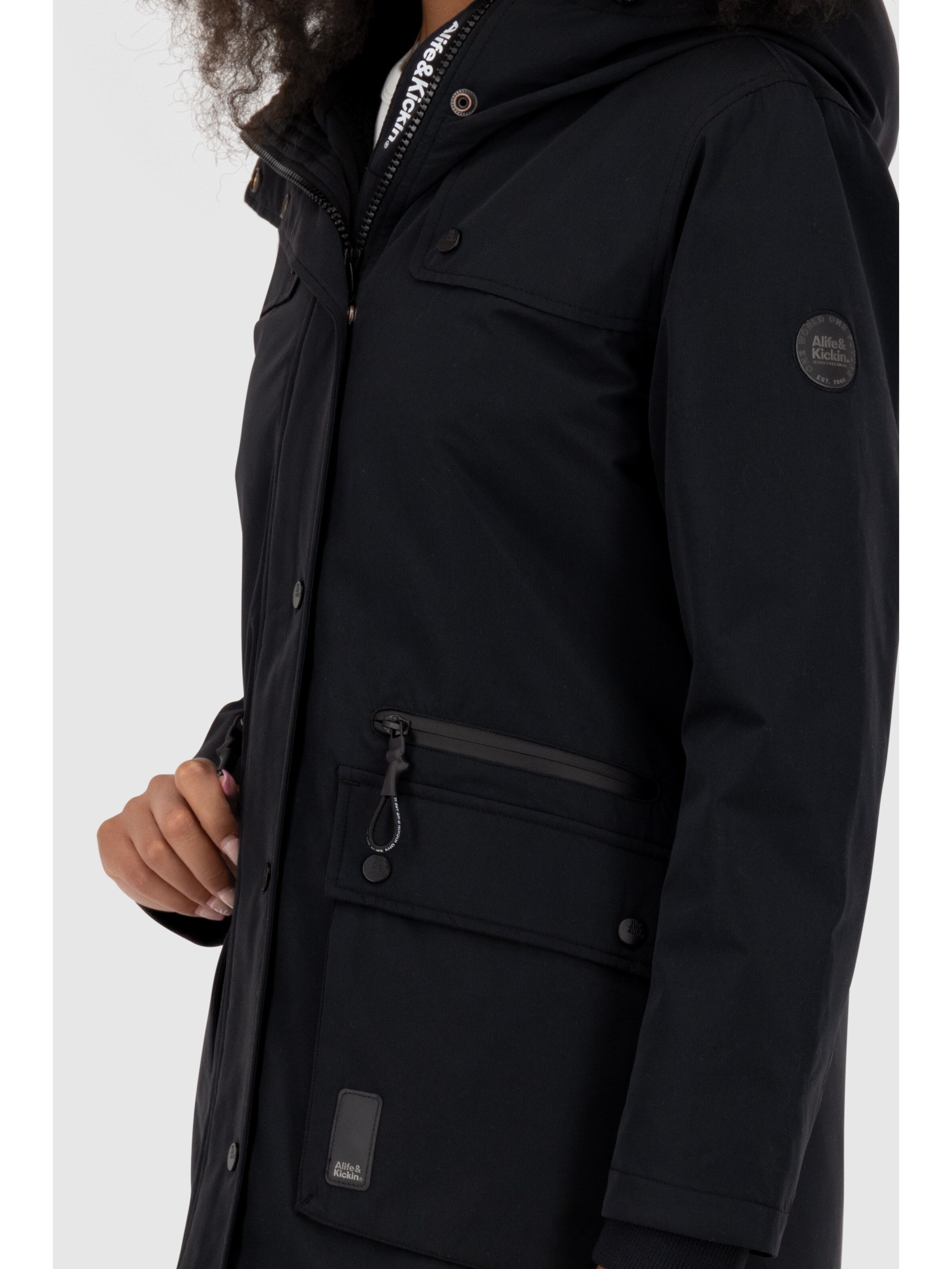 alife & kickin - Chaqueta de invierno 'CharlotteAK A' en negro
