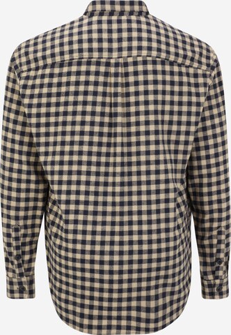 Only & Sons Big & Tall - Comfort Fit Camisa 'SEAN' em castanho