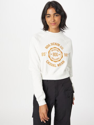 Sweat-shirt BDG Urban Outfitters en beige : devant