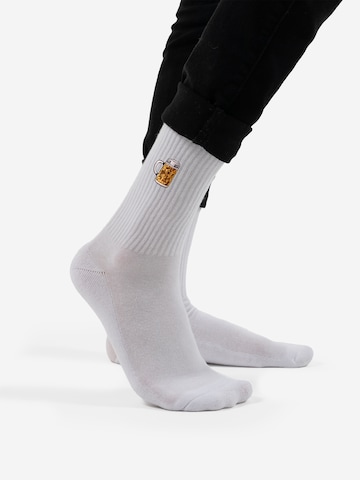 Occulto Athletic Socks 'Robin' in White