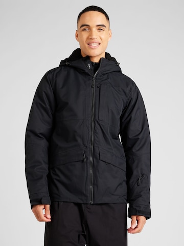 ICEPEAK Куртка в спортивном стиле 'CHESTER' в Черный: спереди