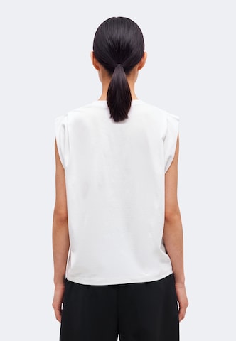 Karl Lagerfeld - Top 'Rue St-Guillaume' en blanco
