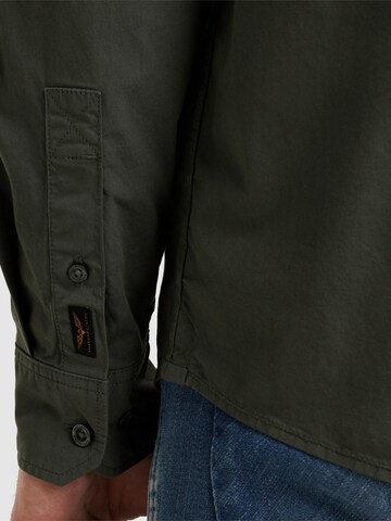 PME Legend Regular fit Overhemd 'American Classic shirt' in Grijs