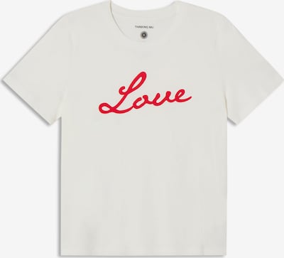 Thinking MU Hemd Freizeit ' LOVE ' in weiß, Produktansicht