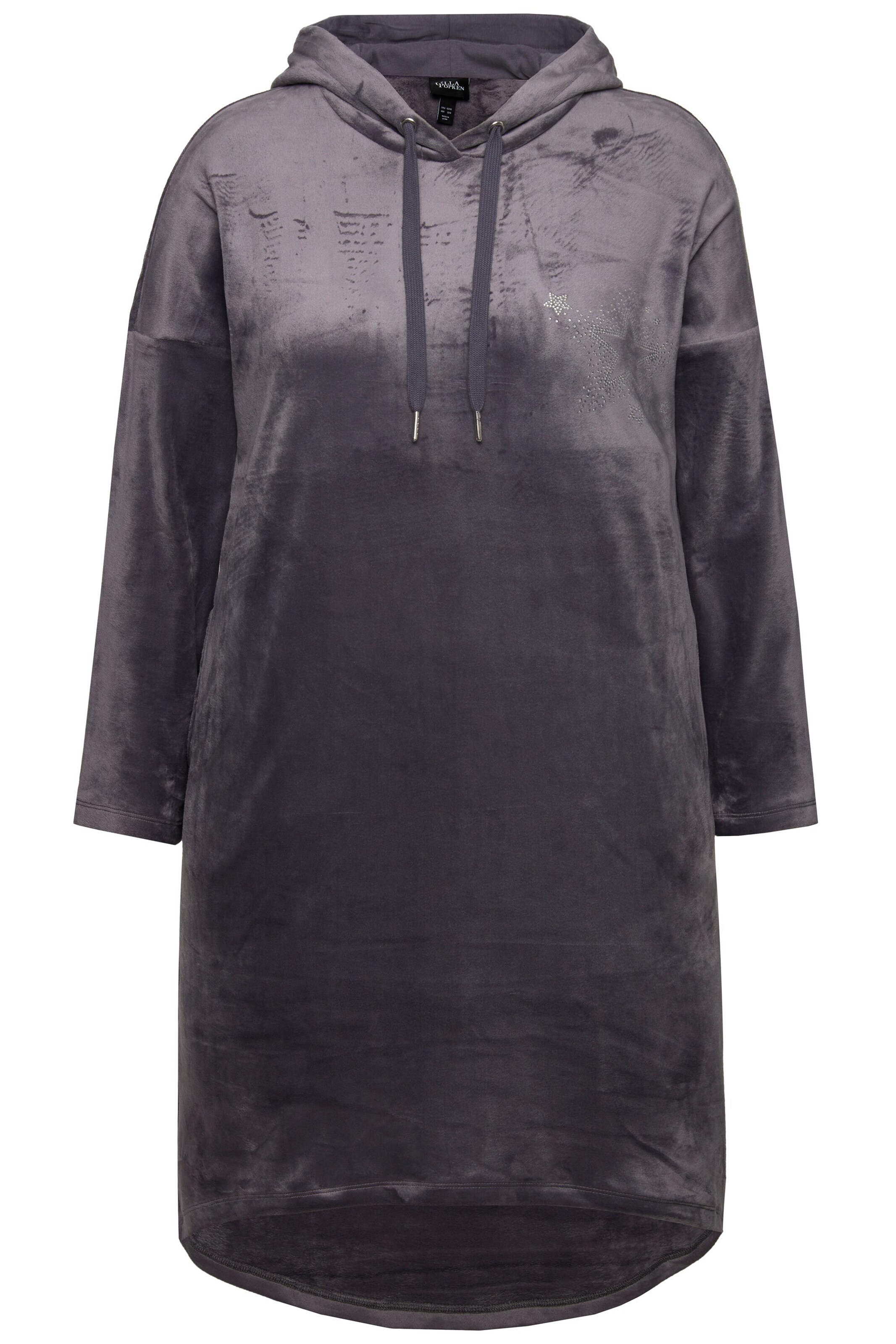 Ulla Popken Kleid in Grau: Vorderseite