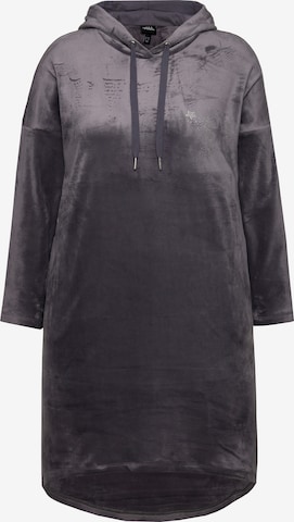 Ulla Popken Jurk in Grijs: voorkant