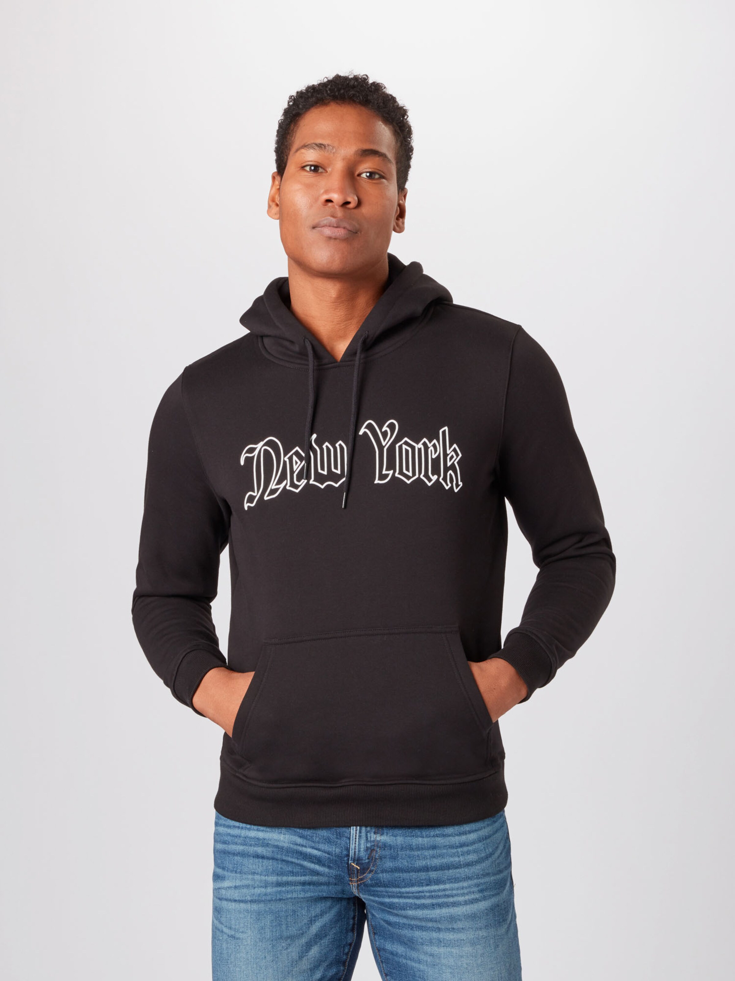 Mister TeeSudadera 'New York' en Negro | ABOUT YOU