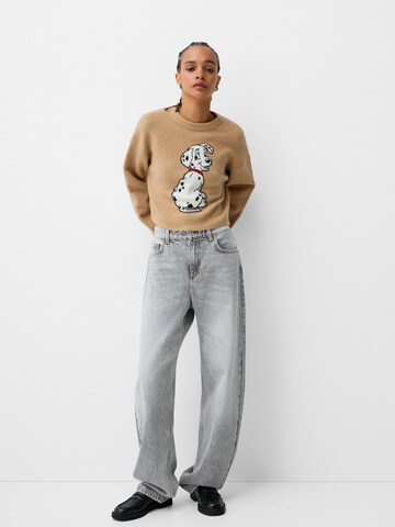 Pull-over Bershka en beige