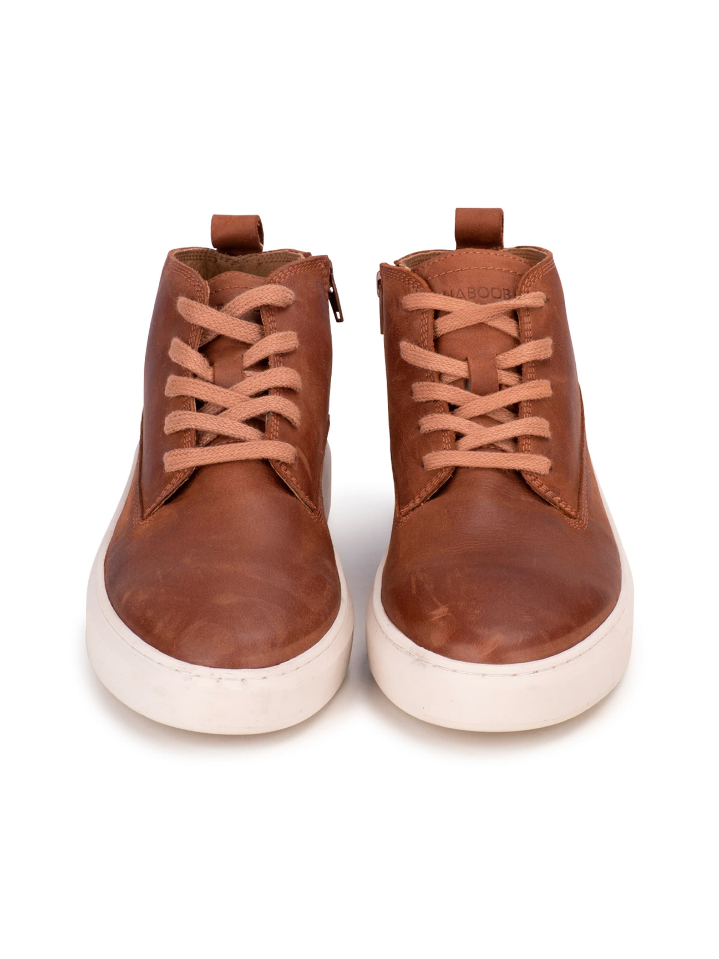 Haboob Sneakers hoog 'Gabriel' in Bruin