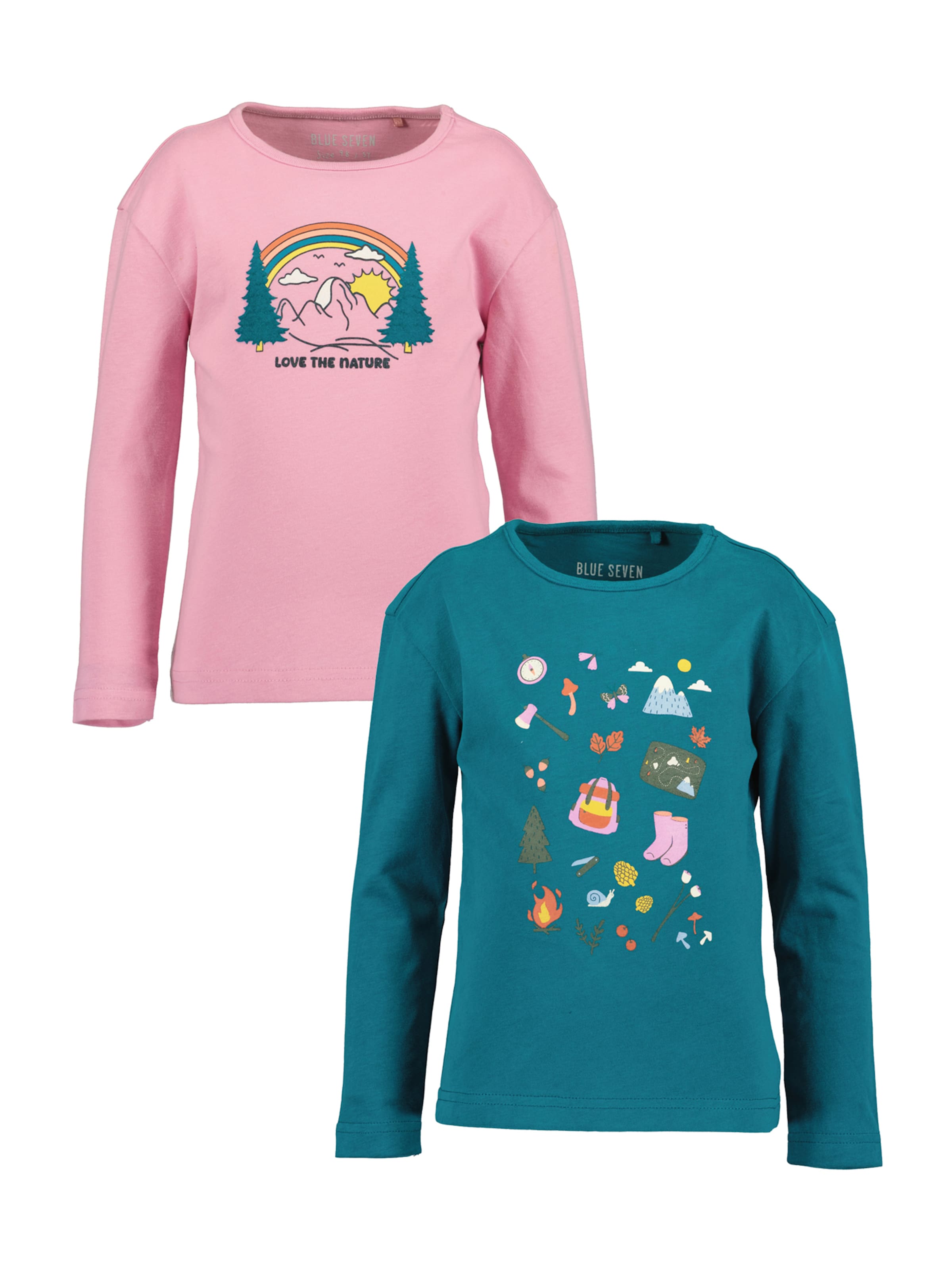 BLUE SEVEN Μπλουζάκι σε πράσινο: μπροστά