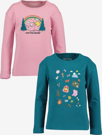 žalia BLUE SEVEN Marškinėliai: priekis