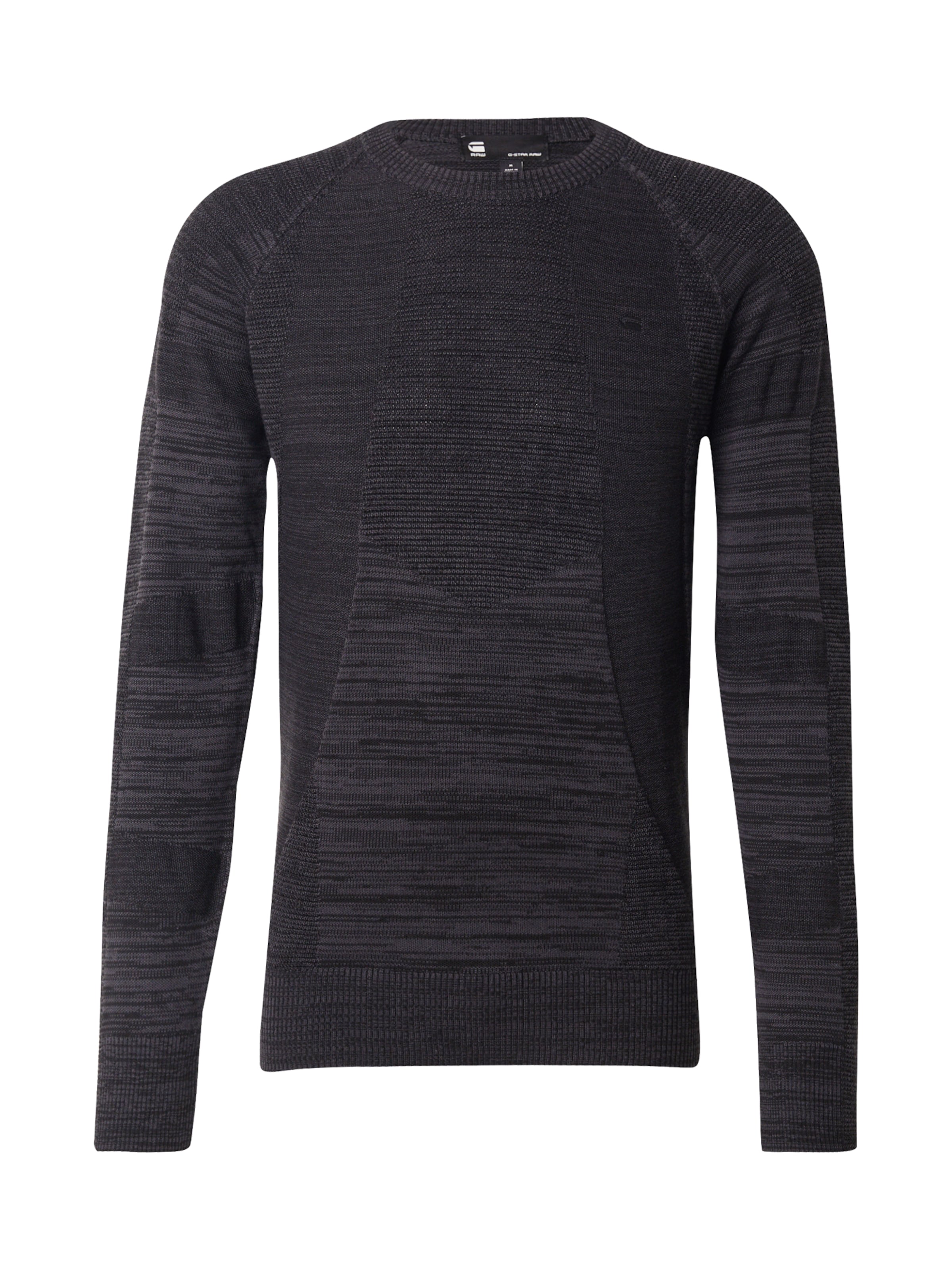 G-STAR Kampsun, värv must: eest vaates