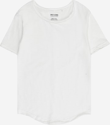 Only & Sons Junior Shirt 'OSJBENNE' in White: front