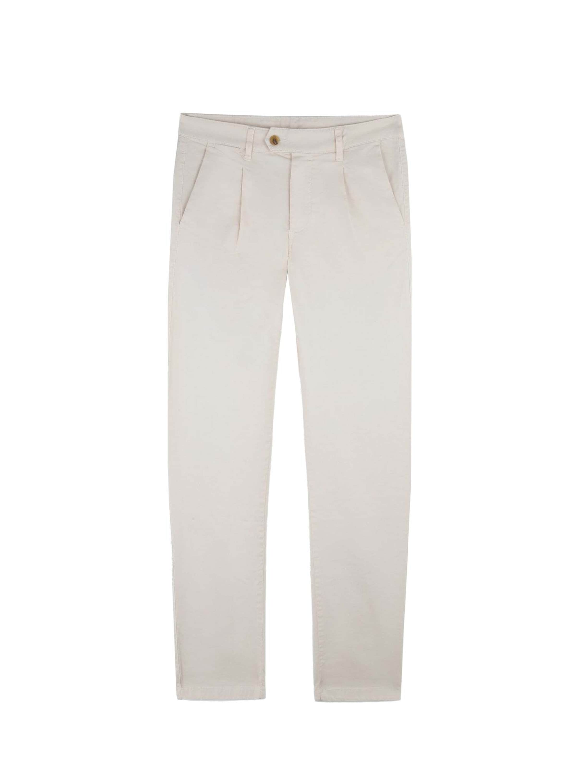 Scalpers Slimfit Laskoshousut 'Nos Firenze' värissä valkoinen: etupuoli