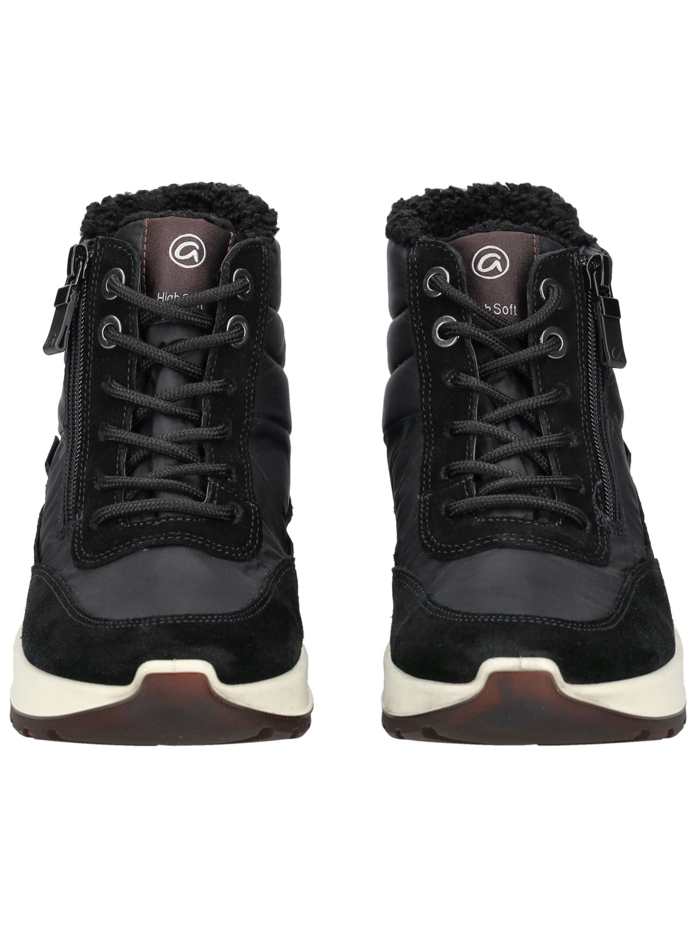 ARA Schnürstiefelette in Schwarz