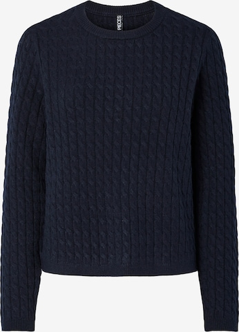 PIECES Sweater 'PCFia' in Blue: front