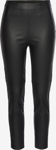 Skinny Leggings de la LASCANA pe negru: față