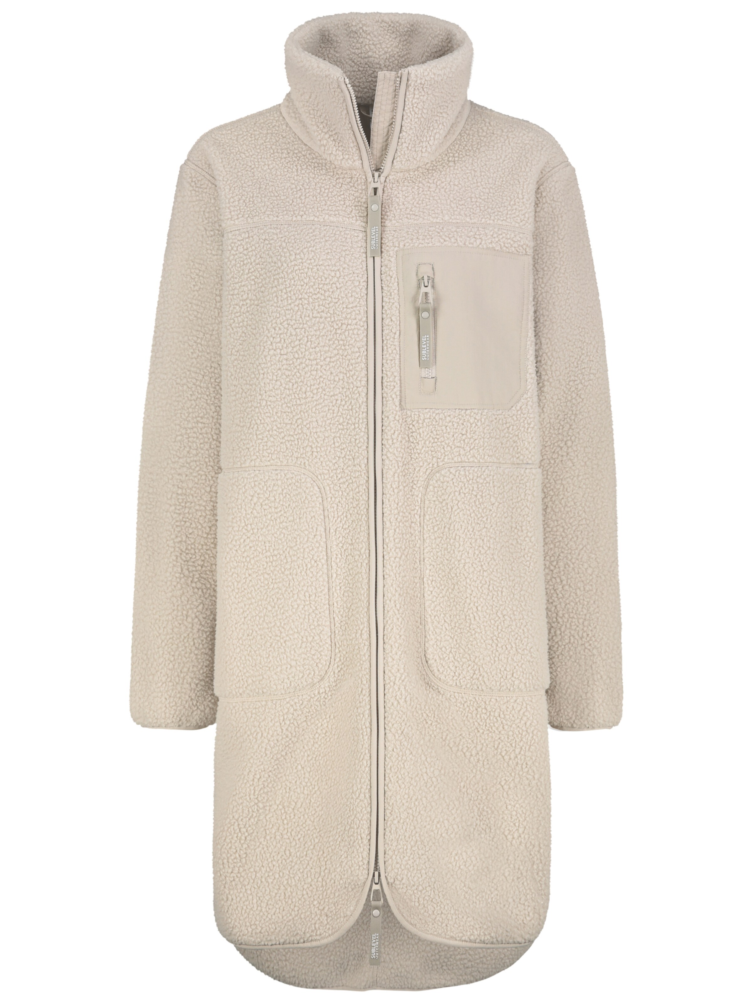 Sublevel Between-seasons coat in Beige: front