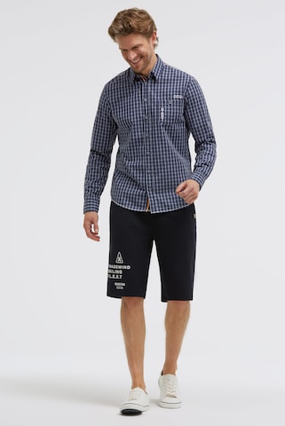 Gaastra Slim fit Button Up Shirt in Blue