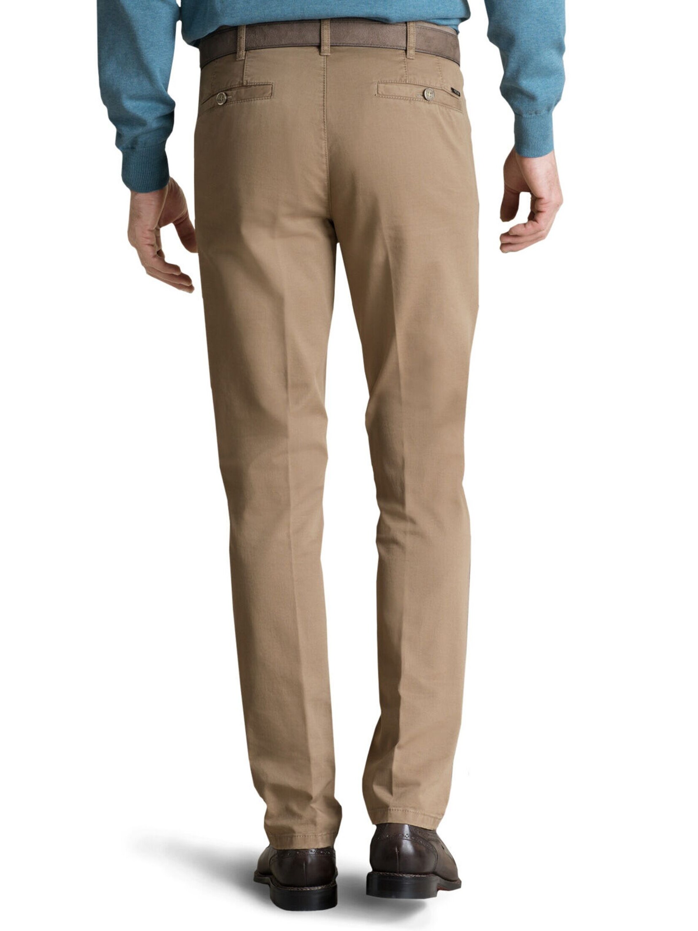 Regular Pantalon chino 'Roma' Meyer Hosen en marron