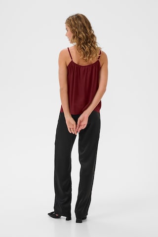 Cream Top 'Anna' in Rood