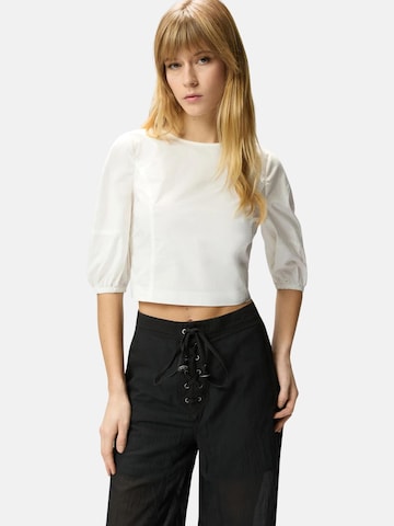 PINKO - Blusa 'ACIREALE' en blanco: frente