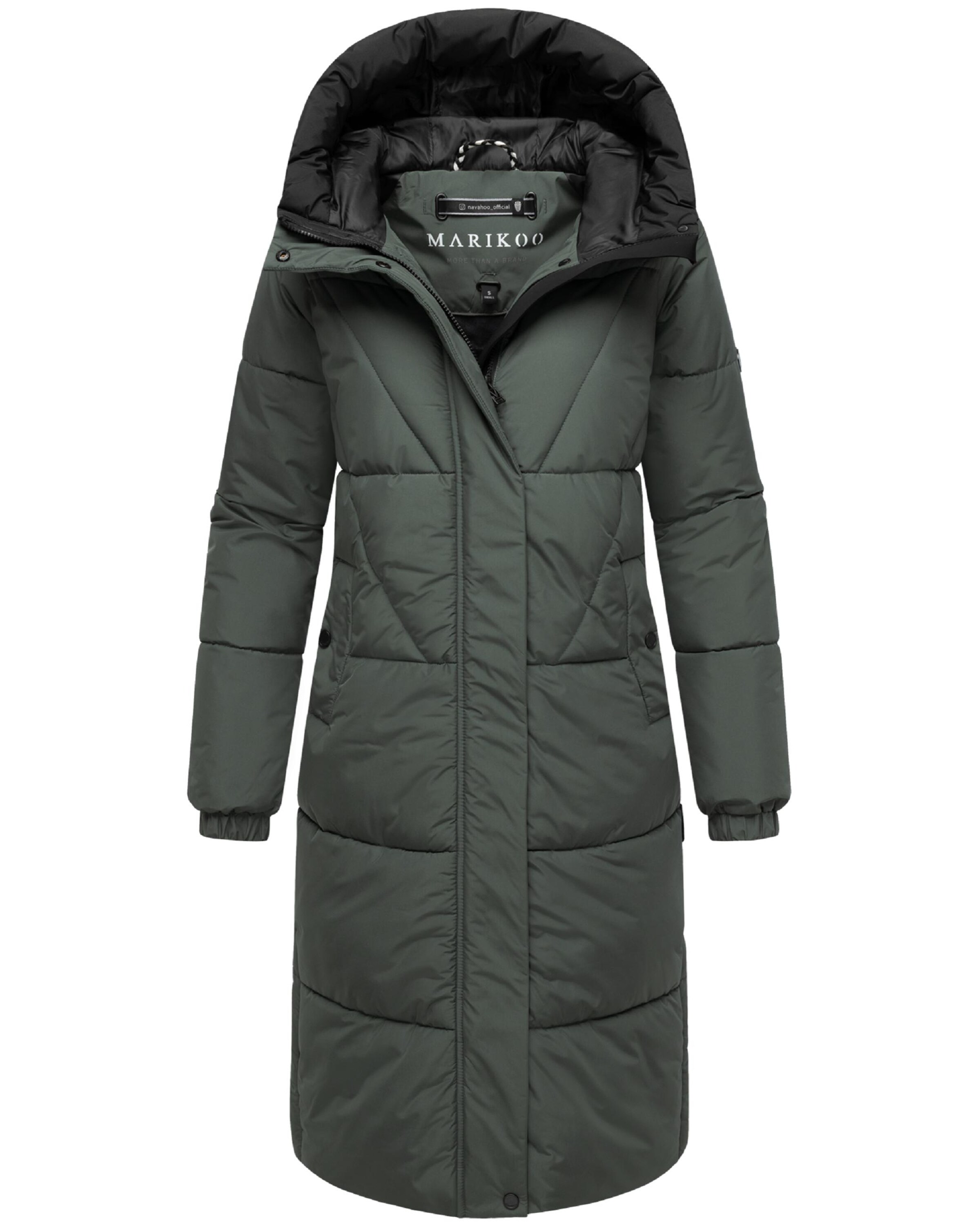 MARIKOO Wintermantel 'Yaskaa 16' in Groen