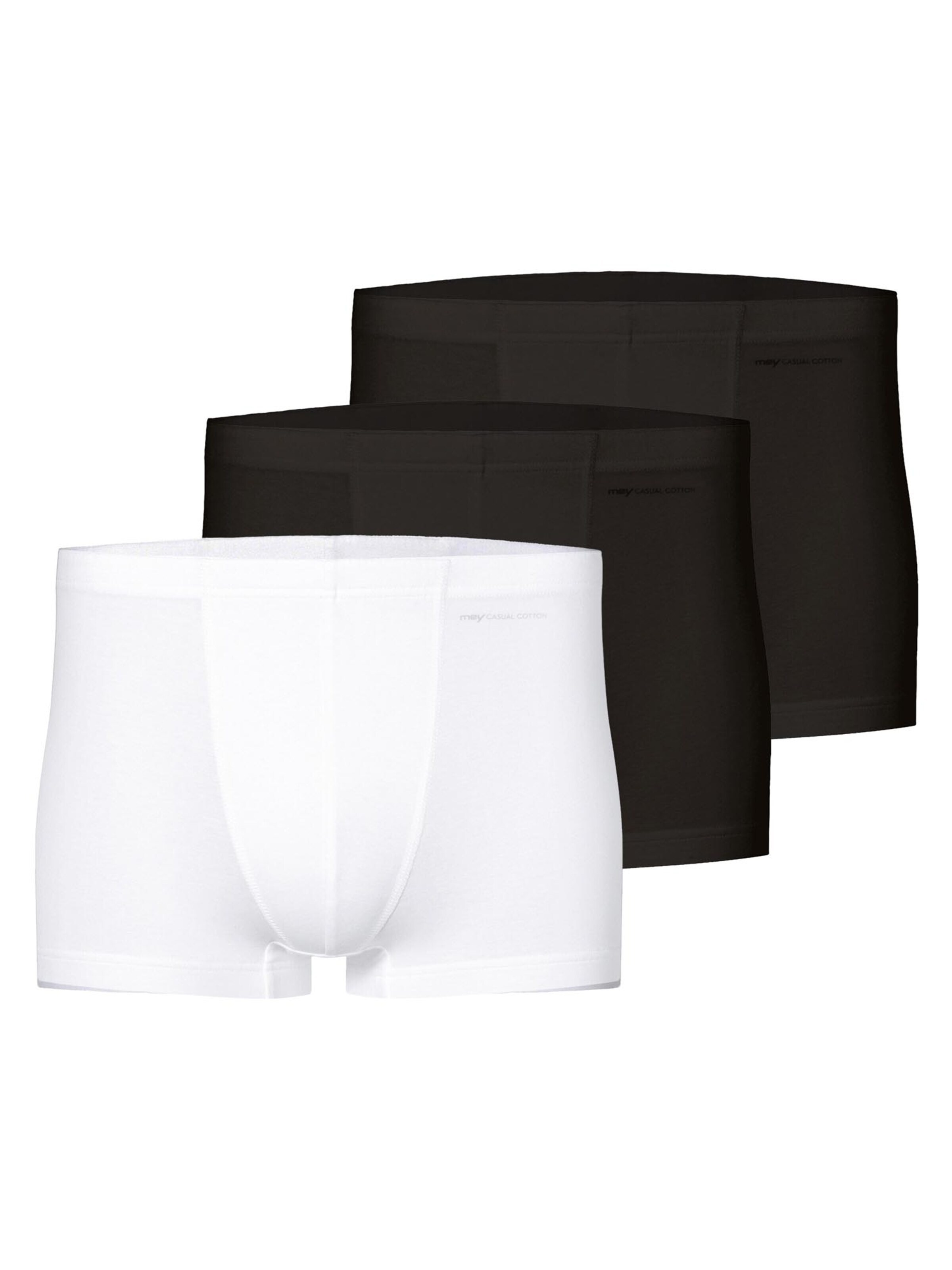 Mey Boxershorts 'Casual Cotton' in S in de kleur Zwart gemêleerd, Productweergave