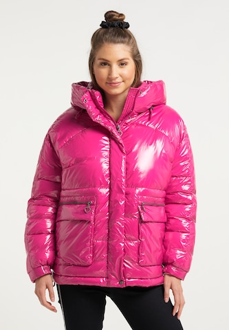 MYMO Winterjas in Roze: voorkant