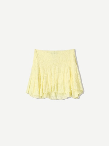 Bershka Sukňa - Žltá