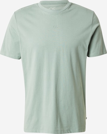 T-Shirt QS en vert : devant