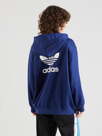 Bluză de molton 'TREFOIL' de la ADIDAS ORIGINALS pe albastru: față