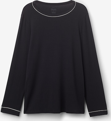 INTIMISSIMI Schlafshirt in Schwarz: Vorderseite