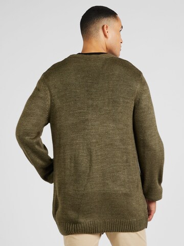ABOUT YOU Knit cardigan 'Mirco' in Green