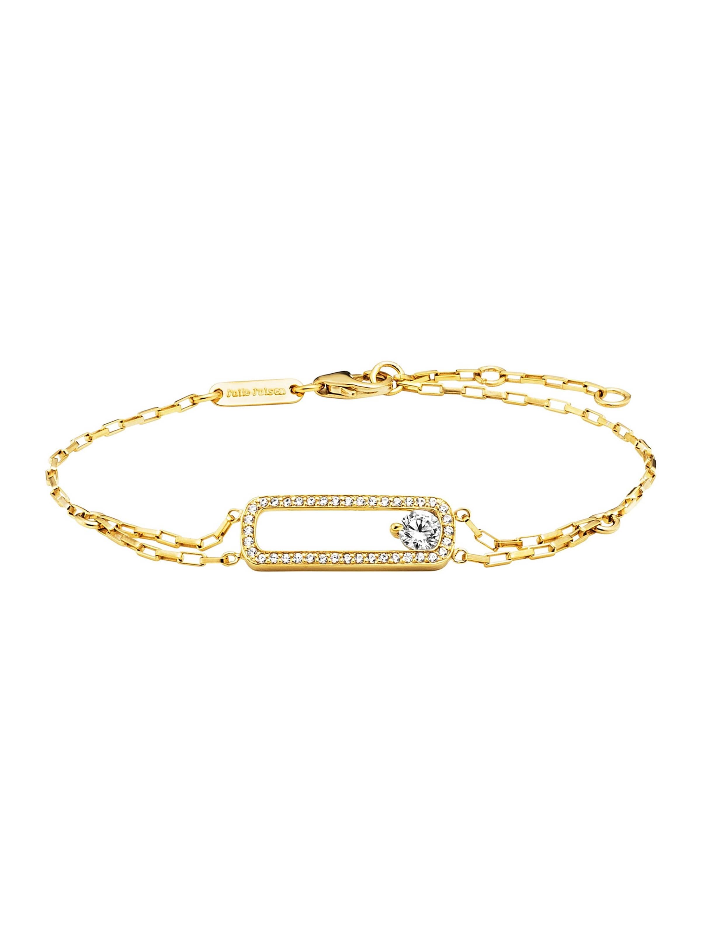 Julie Julsen Armband in gold, Produktansicht