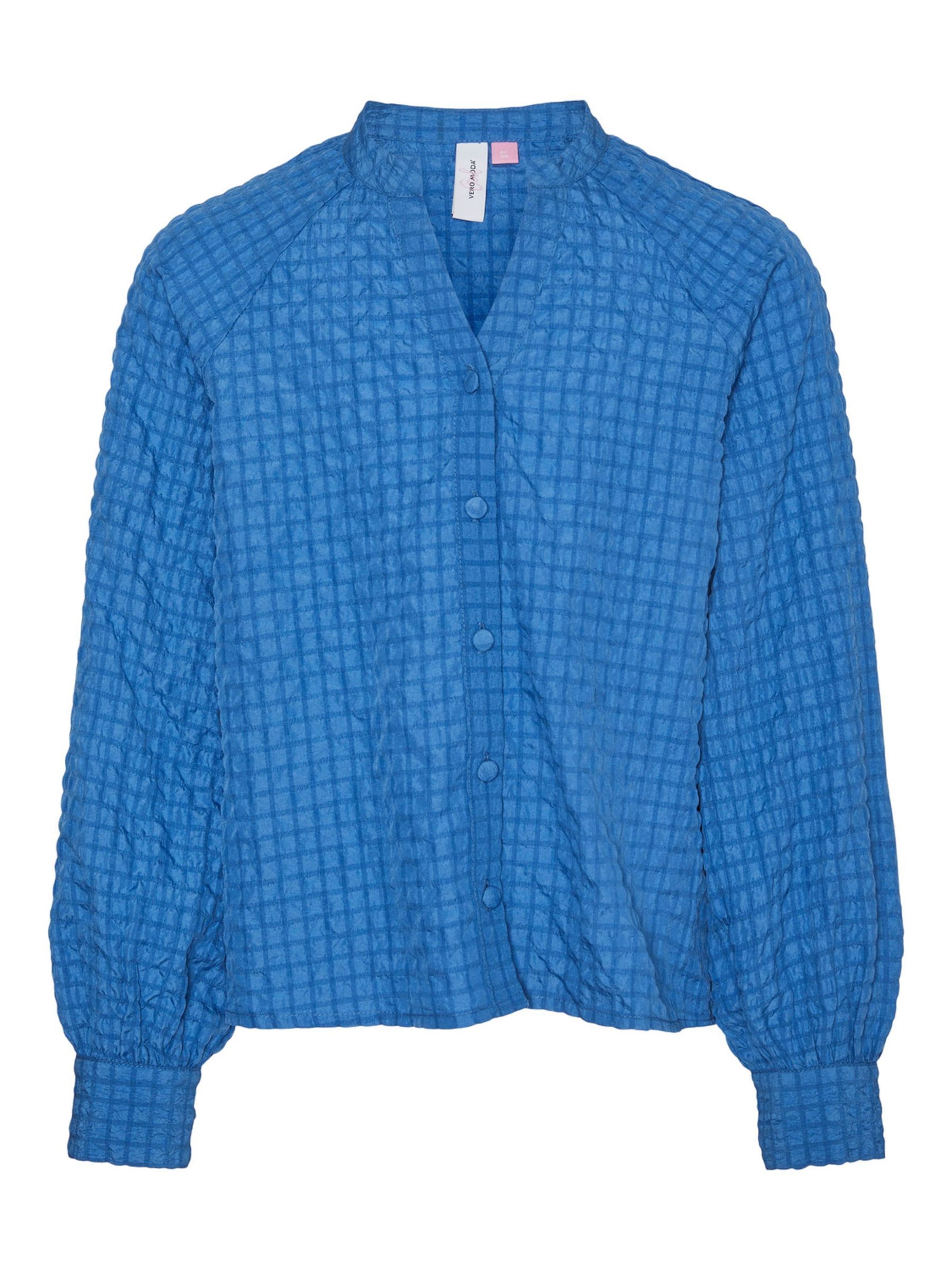 Vero Moda Girl Bluse 'CIRA' i blå: forside