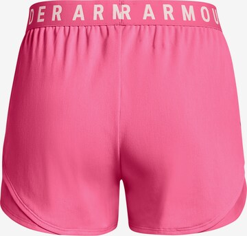 Regular Pantalon de sport 'Play Up' UNDER ARMOUR en rose