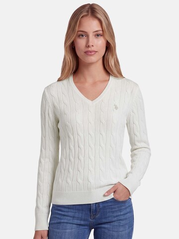 U.S. POLO ASSN. Sweater in White: front