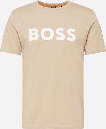 BOSS Orange Skjorte 'Thinking 1' i beige: forside