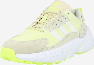 ADIDAS ORIGINALS Baskets basses 'ZX 22 BOOST' en sable / jaune / blanc, Vue avec produit