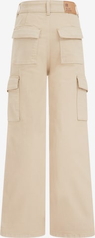 Wide leg Pantaloni di WE Fashion in beige