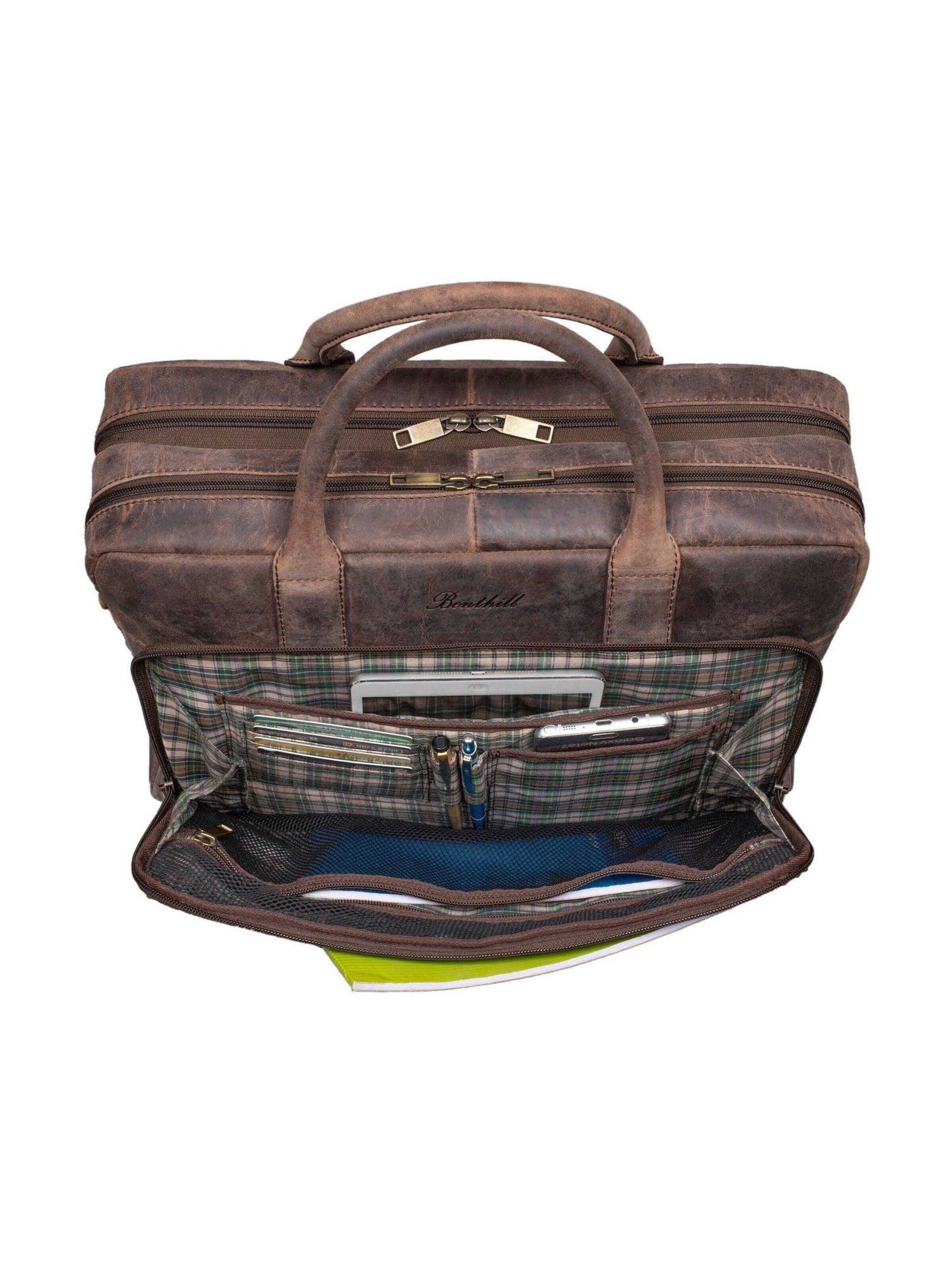 Benthill Briefcase in Brown