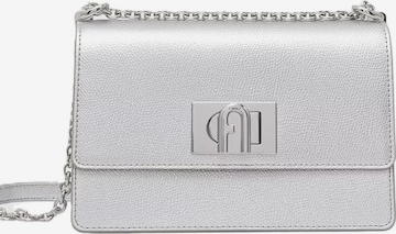 Borsa a tracolla 'BAFKACO AMT000' di FURLA in argento: frontale