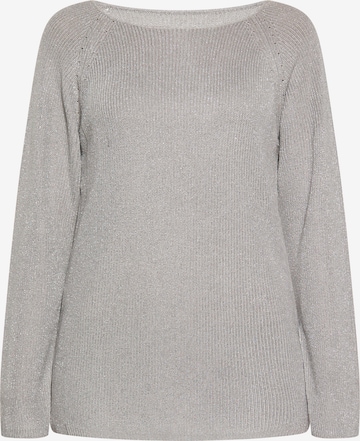 Pull-over faina en gris : devant