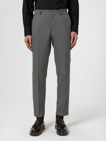 Regular Pantalon chino 'Wilmer' Antioch en gris : devant