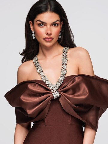 Ombre Abendkleid‌‌‌‌‌‌ in Braun