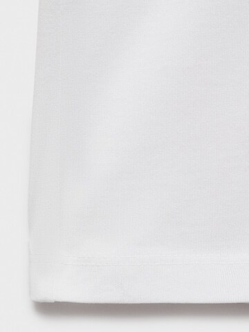 MANGO MAN T-Shirt 'BELLOW' in Weiß