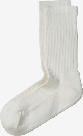 hessnatur Athletic Socks in White: front