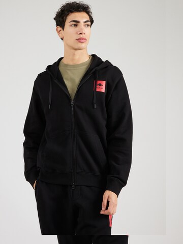 REPLAY Sweat jacket in Black: front